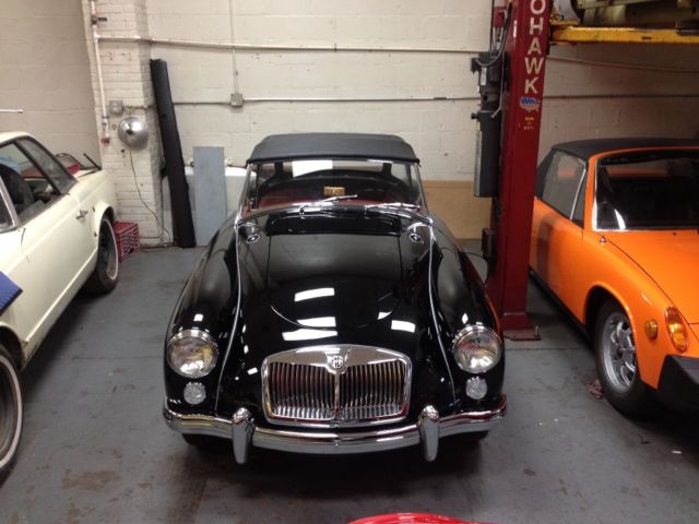 1962 Black MG MGA Convertible