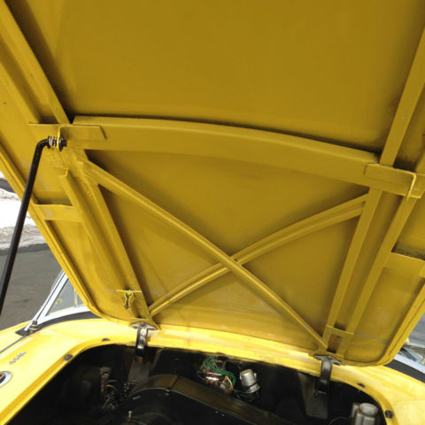 1961 Yellow MG MGA Convertible