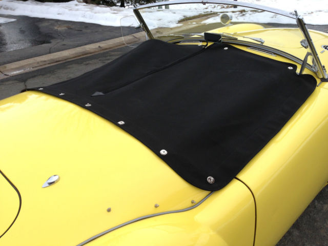 1961 Yellow MG MGA Convertible