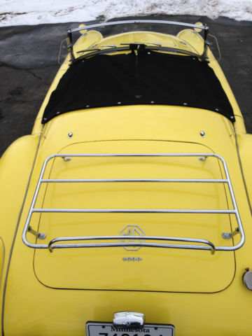 1961 Yellow MG MGA Convertible
