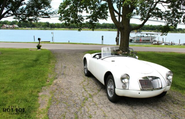 1960 White MG MGA Convertible
