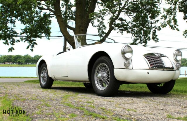 1960 White MG MGA Convertible