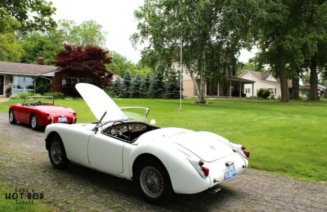 1960 White MG MGA Convertible