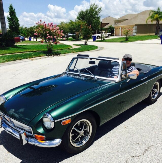 1971 Green MG MGB Convertible