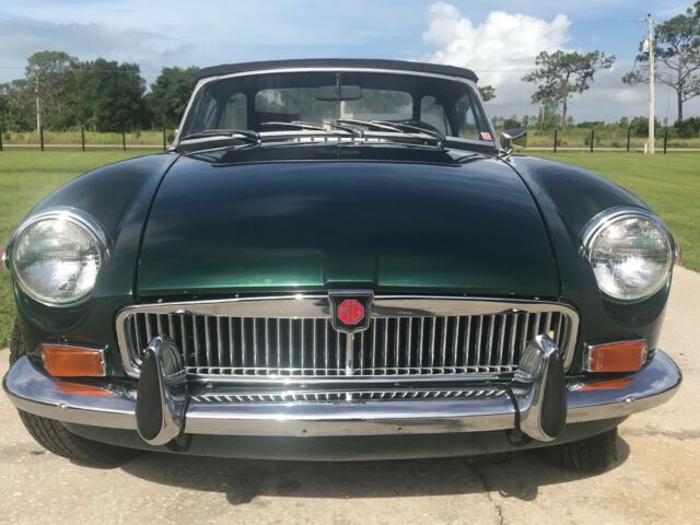 1971 Green MG MGB Convertible
