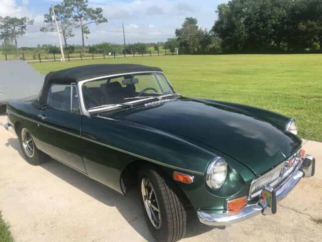 1971 Green MG MGB Convertible