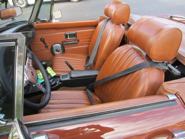 1978 RUSSET BROWN MG MGB Convertible