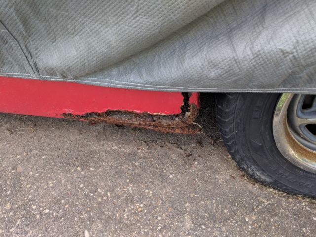 1970 Red MG MGB Convertible
