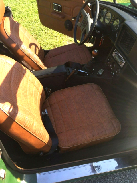 1977 Green MG MGB Convertible