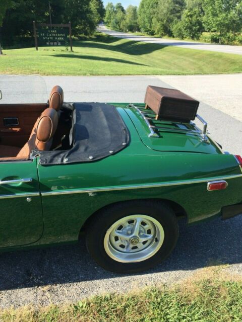 1977 Green MG MGB Convertible