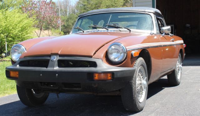 1979 Brown MG MGB Convertible