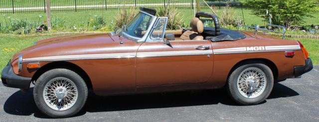 1979 Brown MG MGB Convertible