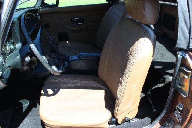 1979 Brown MG MGB Convertible