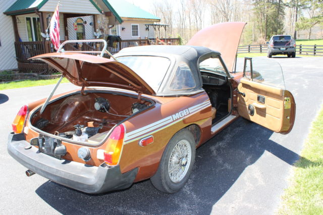 1979 Brown MG MGB Convertible