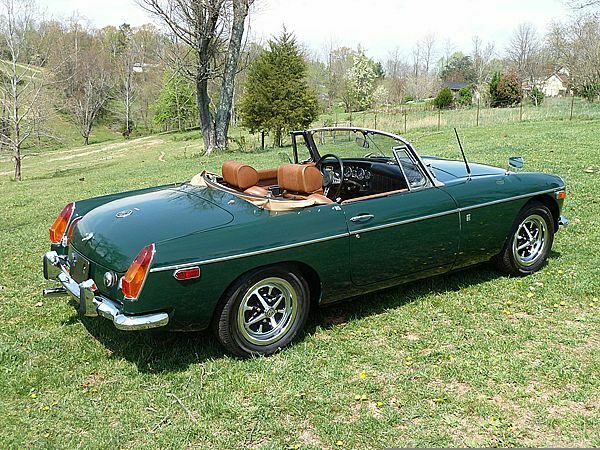 1971 Green MG MGB Convertible