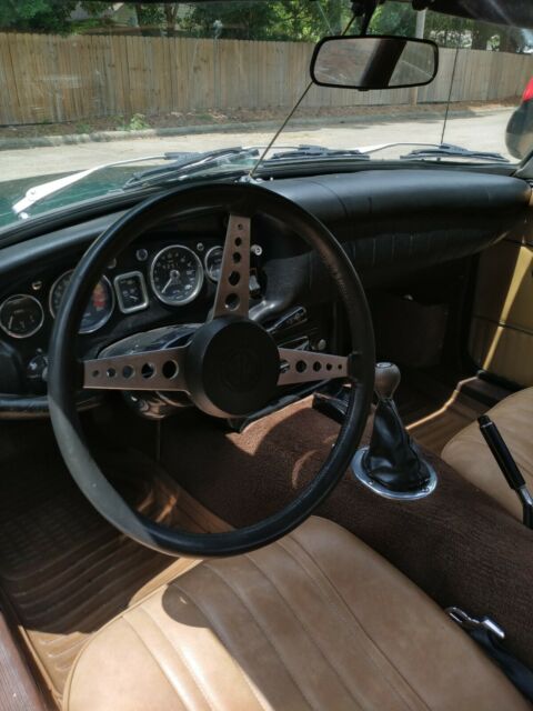 1971 Green MG MGB Convertible