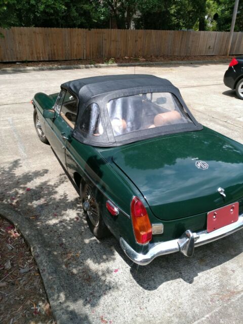 1971 Green MG MGB Convertible