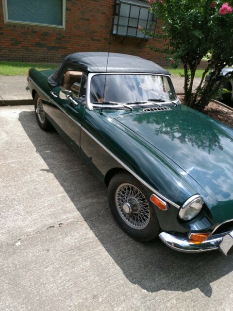 1971 Green MG MGB Convertible
