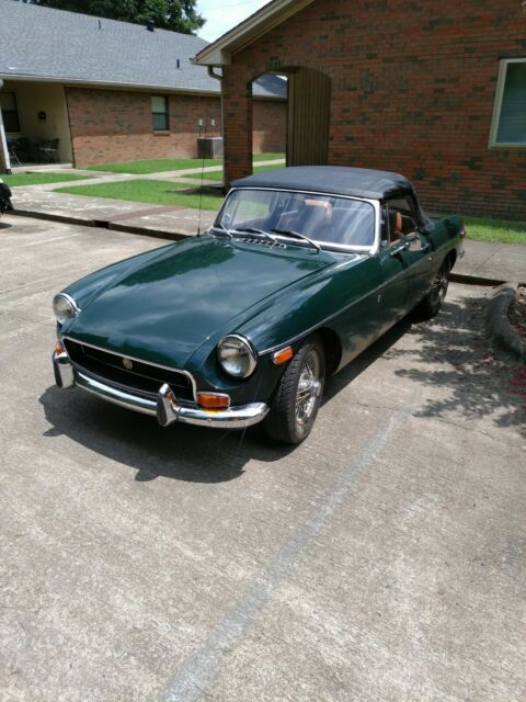 1971 Green MG MGB Convertible