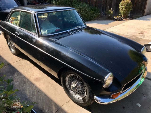 1971 Black MG MGB Coupe