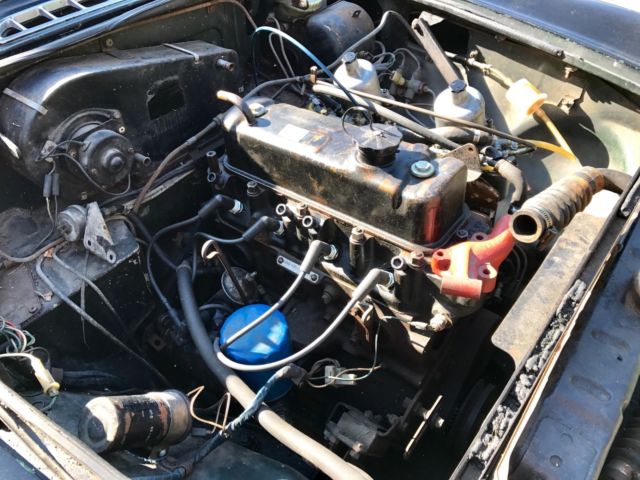 1971 Black MG MGB Coupe