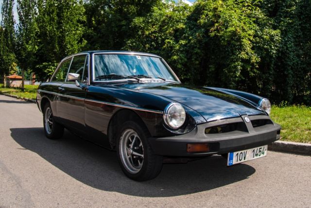 1980 Black MG MGB Coupe