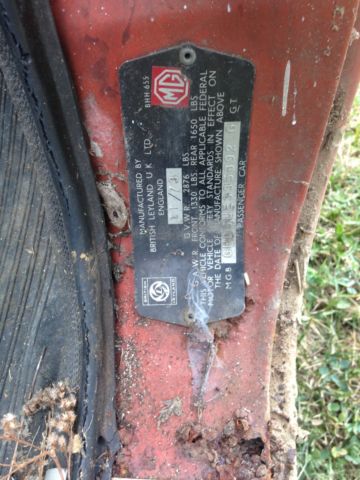 1973 MG MGB Hatchback