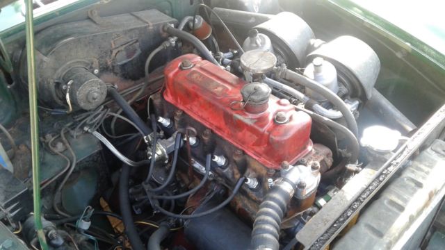 1967 Green MG MGB Coupe