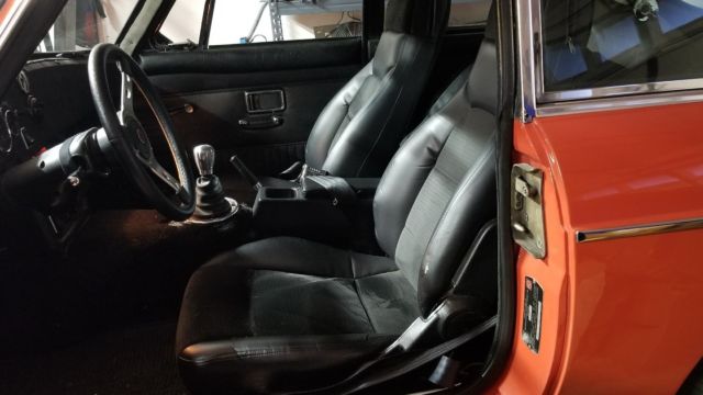 1971 Orange MG MGB Coupe