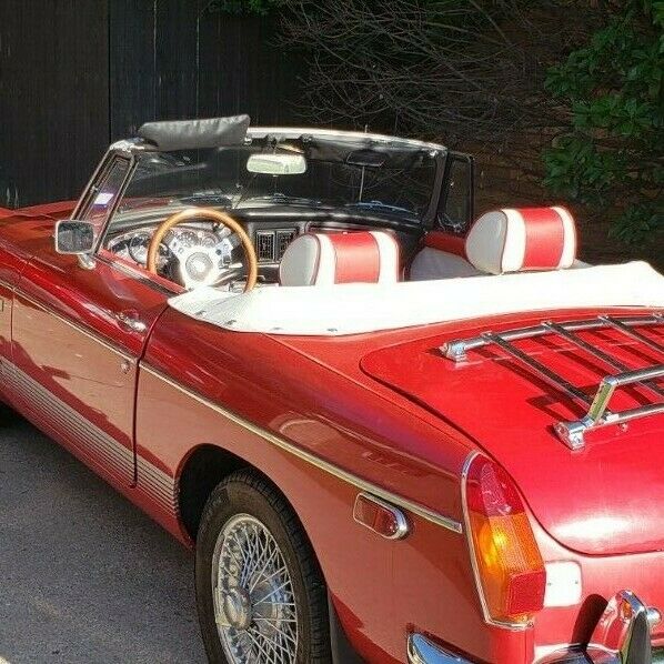 1974 Red MG MGB Convertible