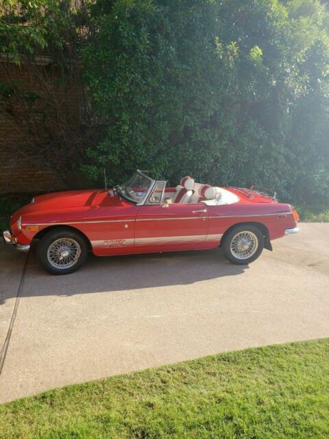 1974 Red MG MGB Convertible