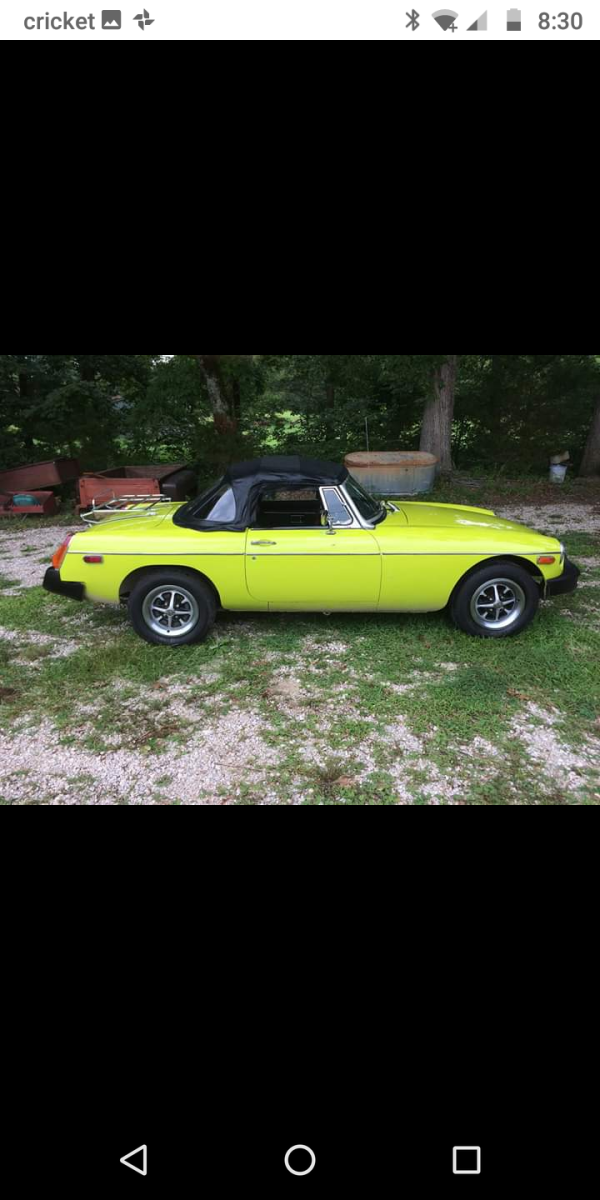 1975 MG MGB Convertible