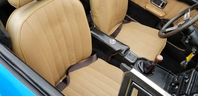 1979 Blue MG MGB Convertible