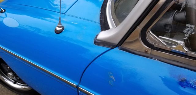 1979 Blue MG MGB Convertible