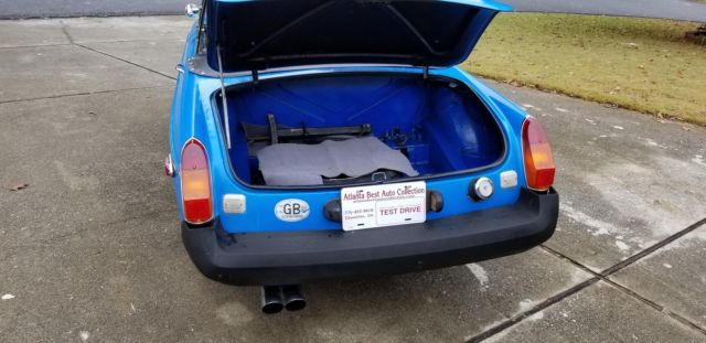 1979 Blue MG MGB Convertible