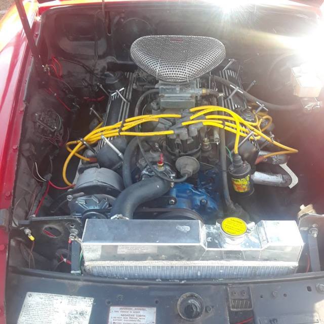 1977 Red MG MGB Convertible