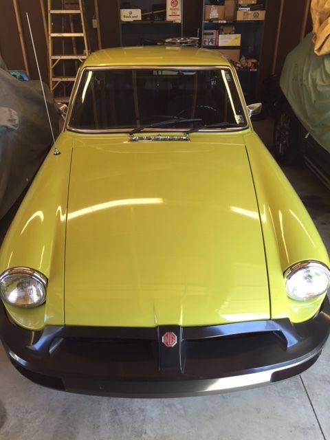 1972 Green MG MGB Coupe