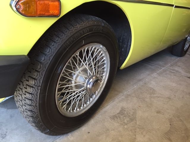 1972 Green MG MGB Coupe