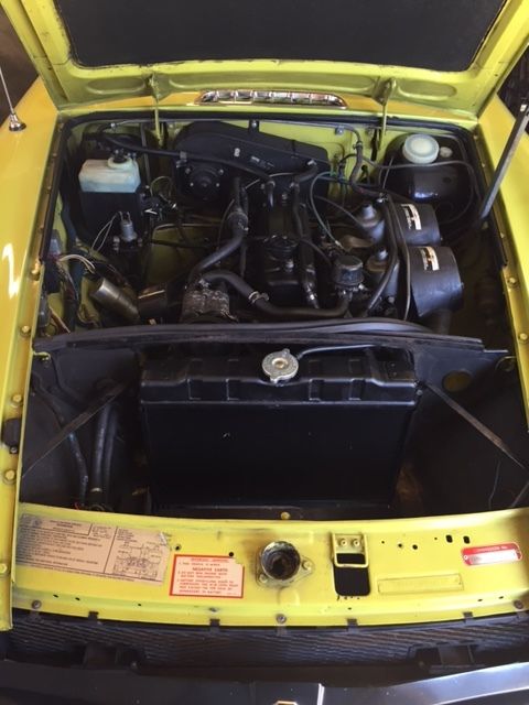 1972 Green MG MGB Coupe