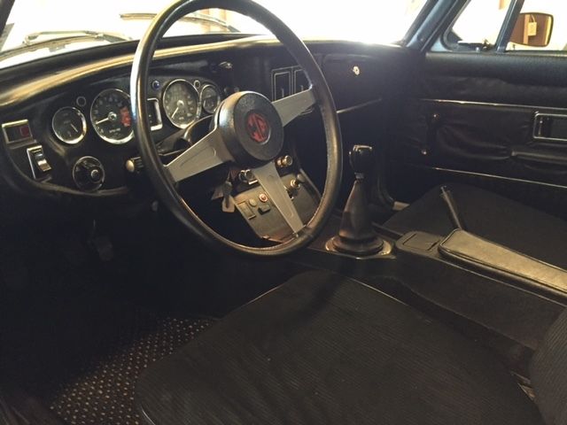 1972 Green MG MGB Coupe