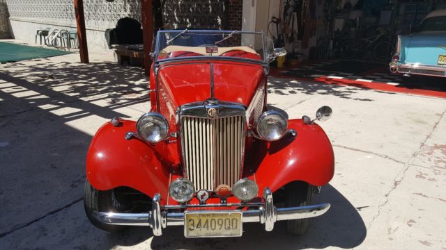 1953 Black MG T-Series Convertible