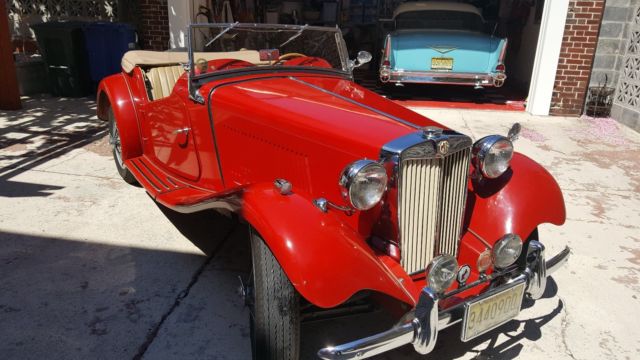 1953 Black MG T-Series Convertible