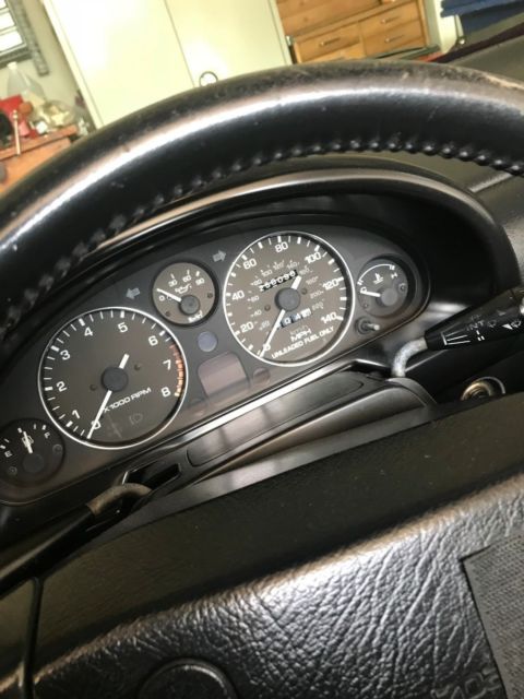 1991 Red Mazda MX-5 Miata Convertible