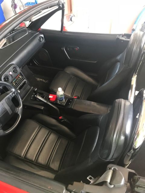 1991 Red Mazda MX-5 Miata Convertible