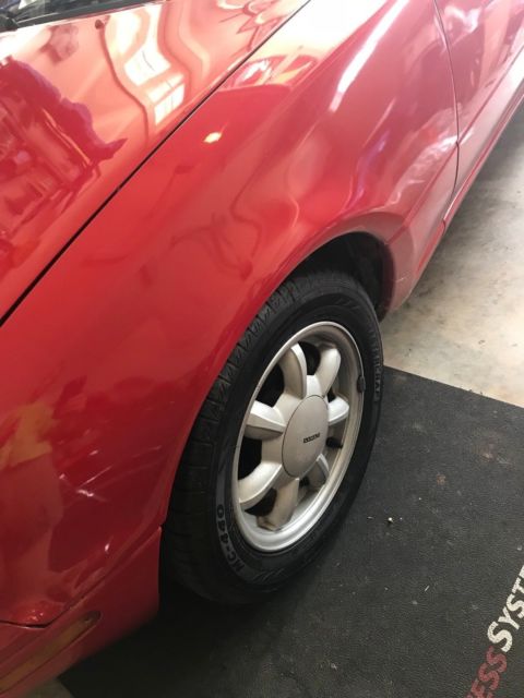 1991 Red Mazda MX-5 Miata Convertible