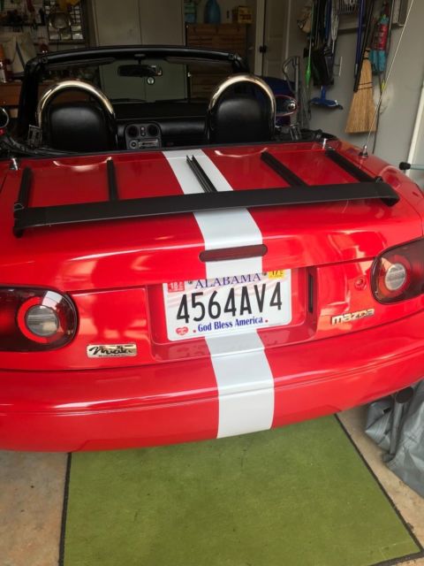 1991 Red Mazda MX-5 Miata Convertible