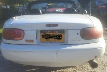 1991 White Mazda MX-5 Miata Convertible