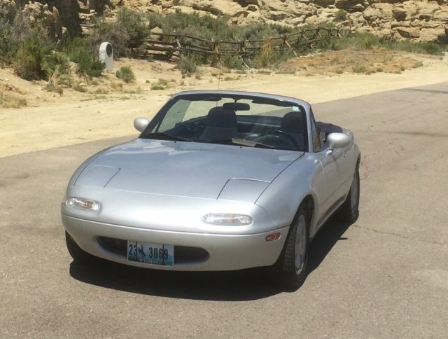 1991 SILVER Mazda MX-5 Miata Convertible
