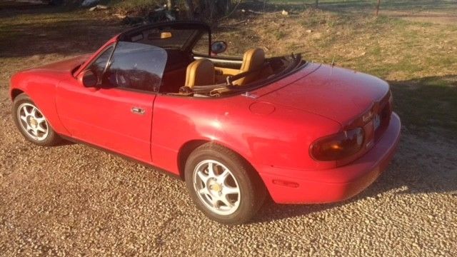 1994 Red Mazda MX-5 Miata Convertible