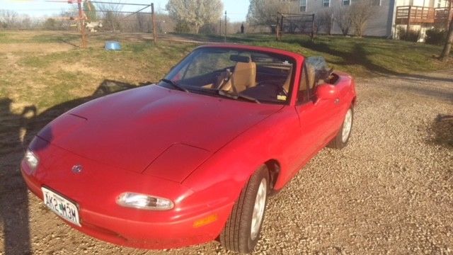 1994 Red Mazda MX-5 Miata Convertible